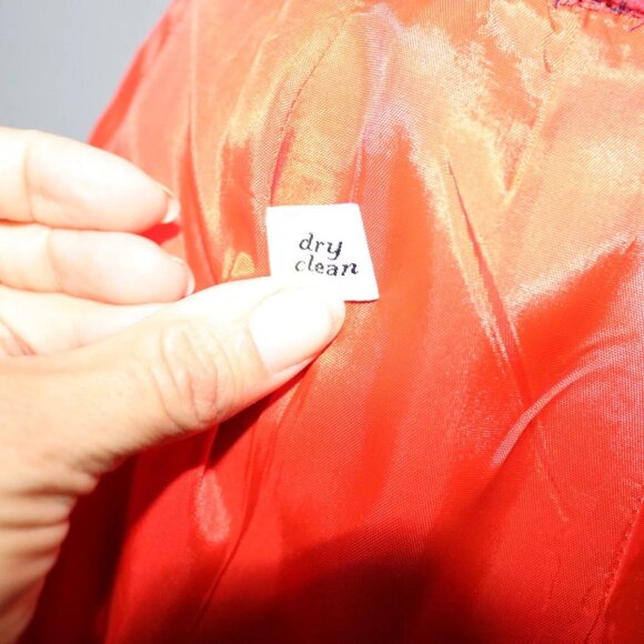 Pendleton Red Leslie Tartan Plaid 100% Wool Skirt pleated skirt Sz 8 - Picture 14 of 14